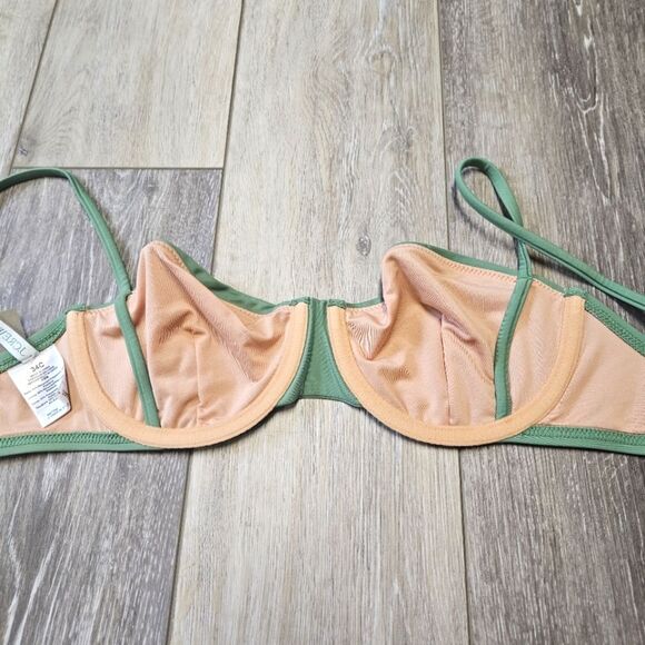 J. Crew Aerie Mixed Bikini Set Balconette Top Cheeky Women’s Size 34C Medium - Picture 7 of 12